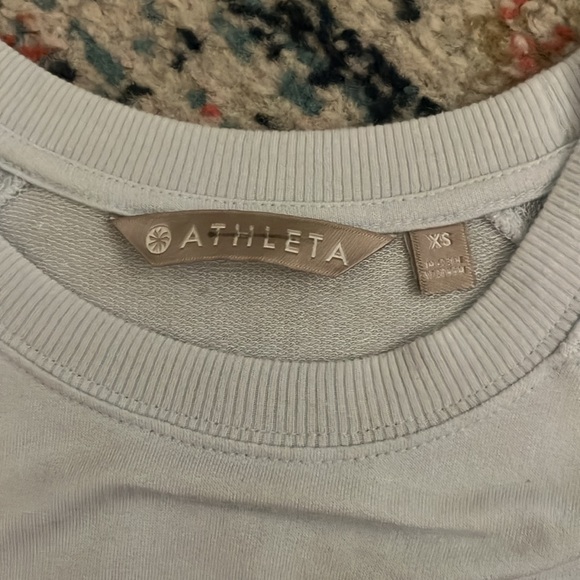 Pale Blue Athleta Crew - Picture 2 of 2